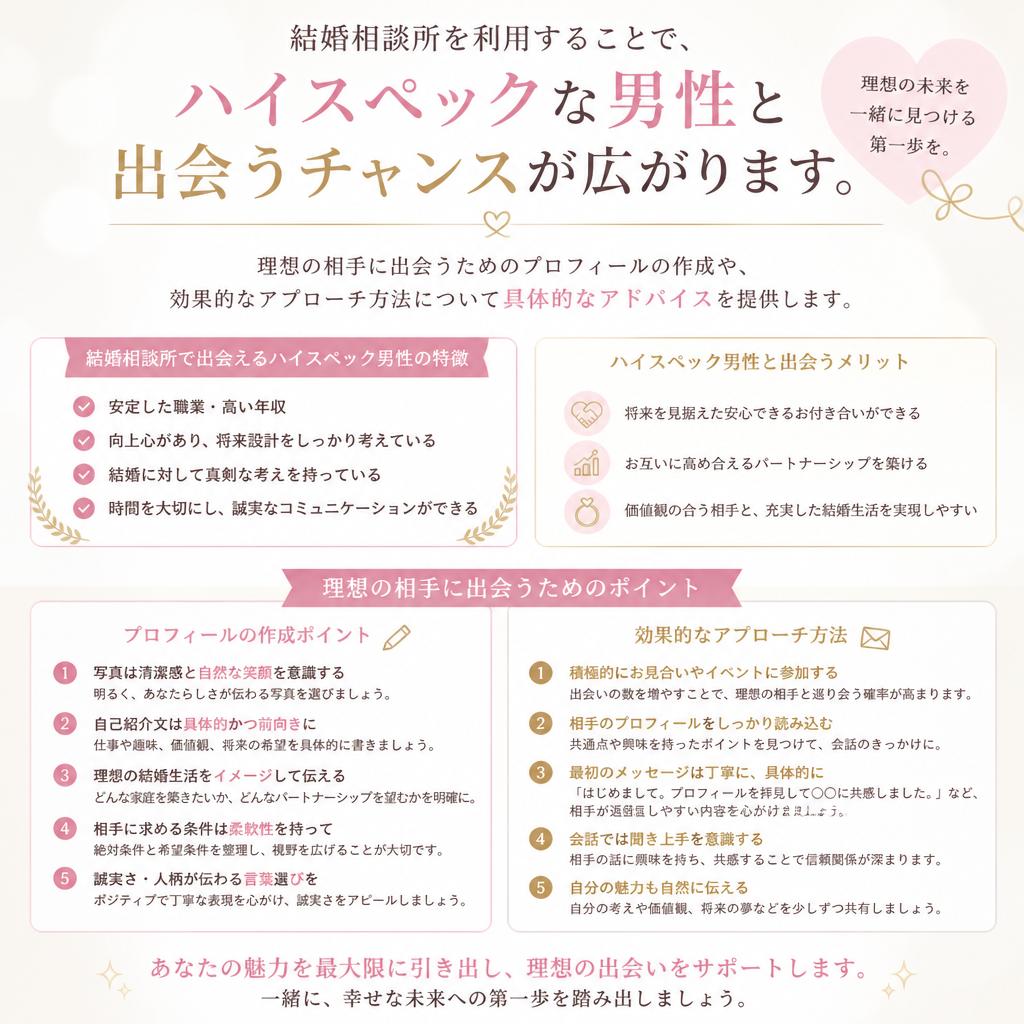 3. ハイスペック男性との出会いを求めて