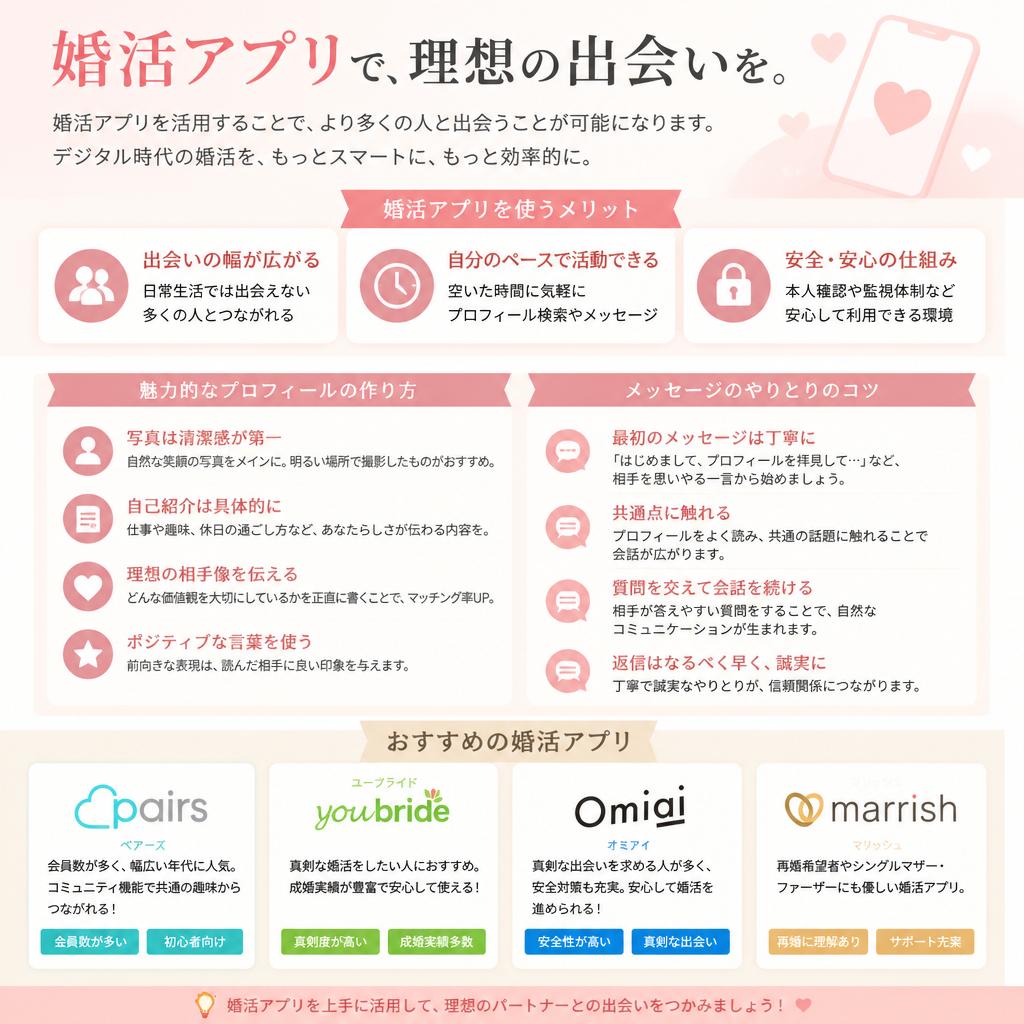 婚活アプリの攻略法